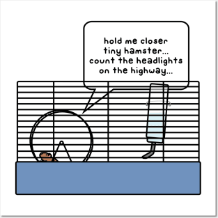 hold me closer tiny hamster Posters and Art
